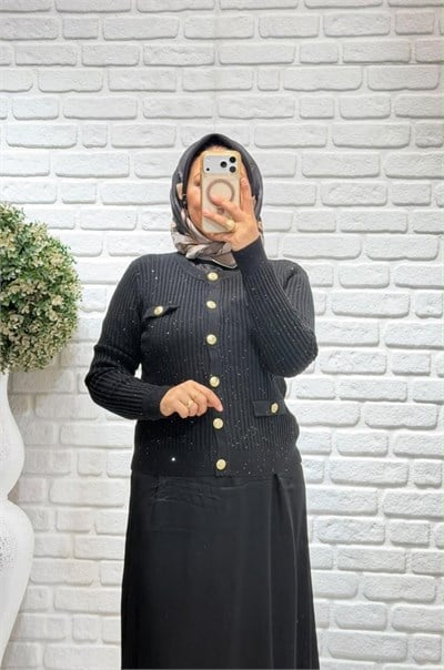 Nprive Fitilli Triko Hırka