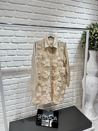 Selin Ada Güpür Detaylı Tunik