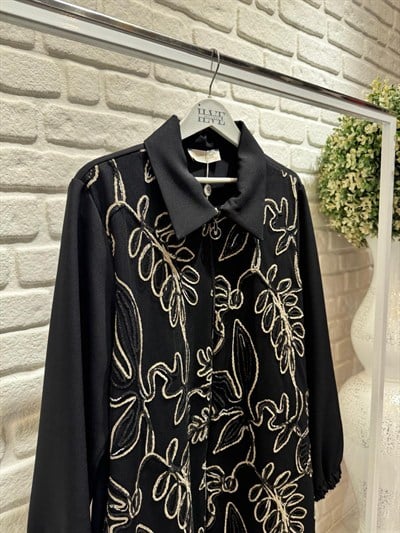 Selin Ada İşlemeli Kap