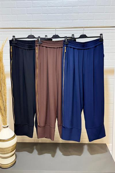 Sentez Love Yandan Fermuarlı Pantolon 