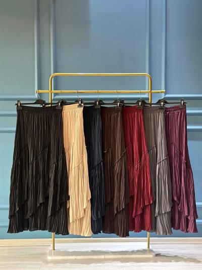 Sentez Viola Kırıştırma Etek