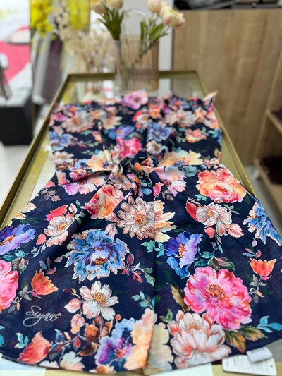 Siyane Flora Şal