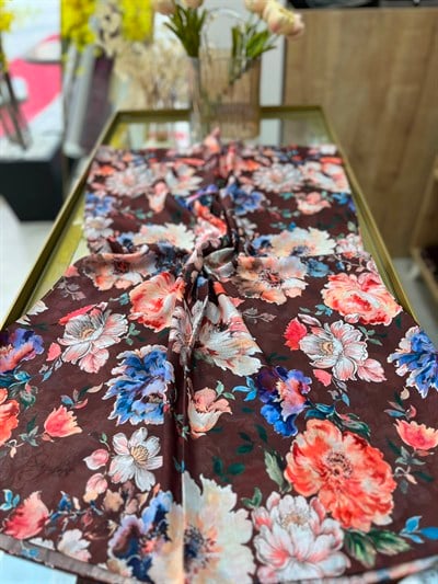 Siyane Flora Şal