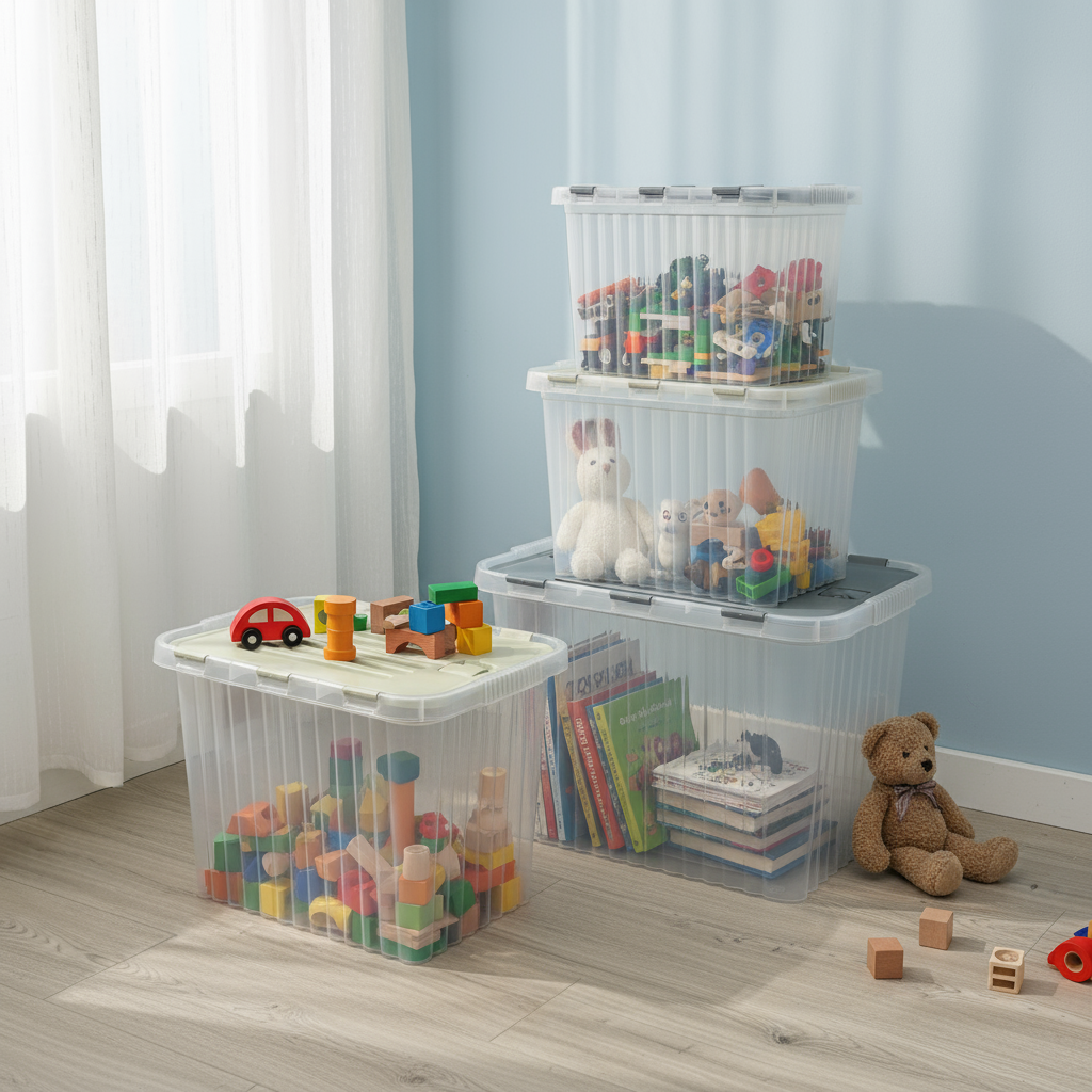 Şeffaf Derin Split Box 3'lü Set 16–26–50 Lt - Kithox