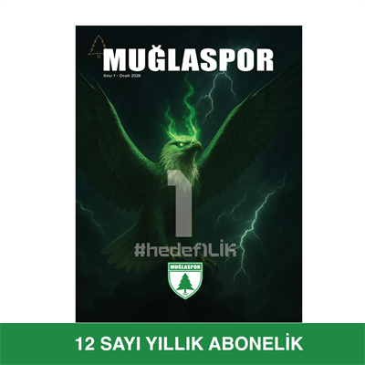 MUĞLASPOR DERGİSİ YILLIK ABONELİK 12 SAYI