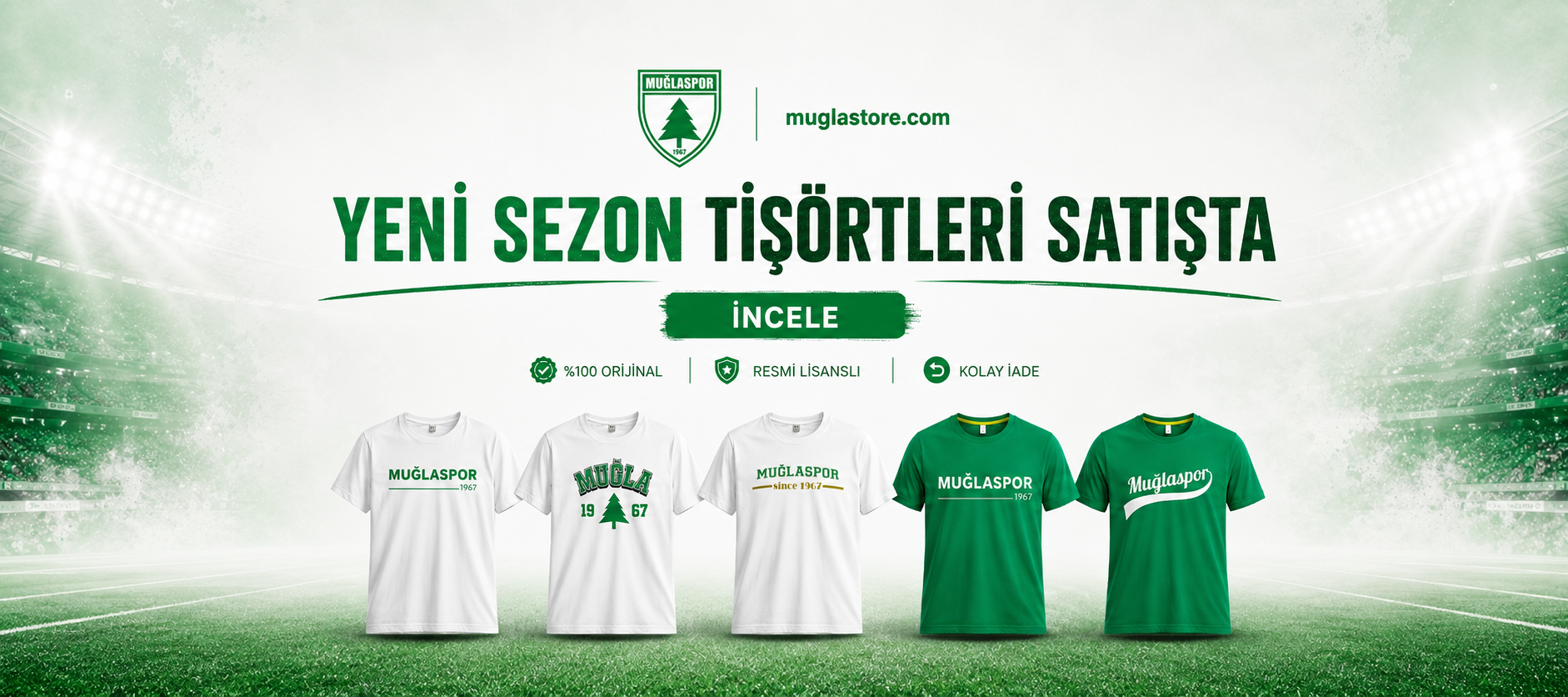 Muğlaspor Resmi Satış Mağazası Tişört