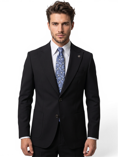 Signature | Atelier Siyah Torba Cepli Takım Elbise