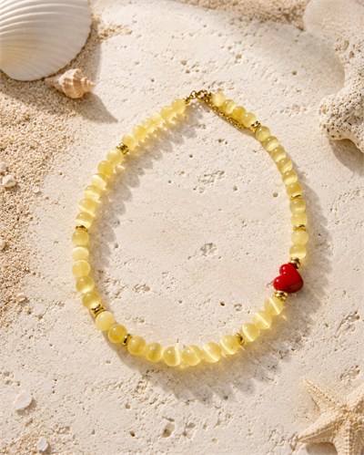AMORE BUTTER - SELENİT KOLYE