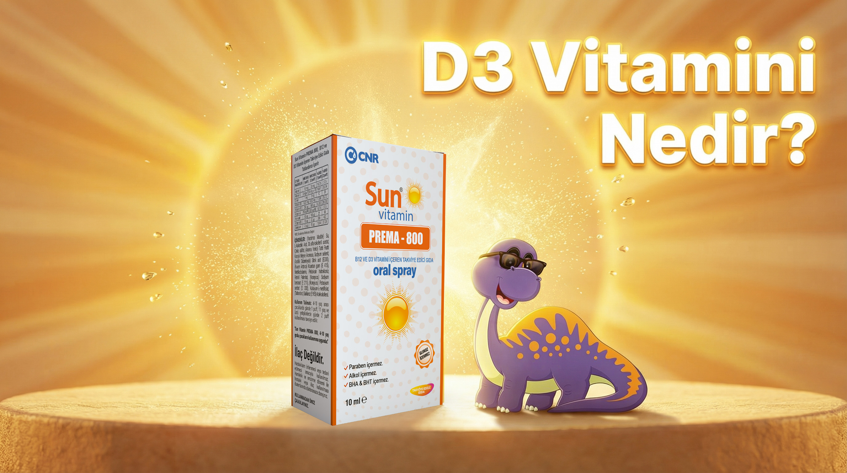 D3 Vitamininin Önemi ve Sun Vitamin D3 Sprey: Pratik Kullanımlı Modern D3 Vitamini Desteği