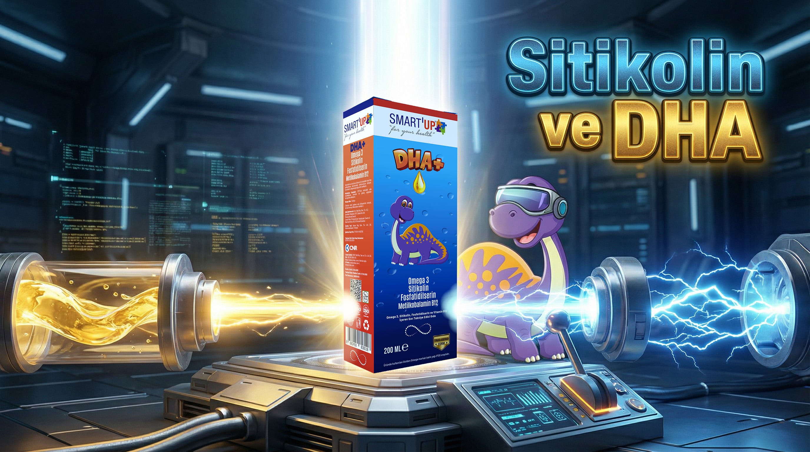 Sitikolin ve DHA: Beyin Destekleyici Güçlü İkili | Smart Up DHA