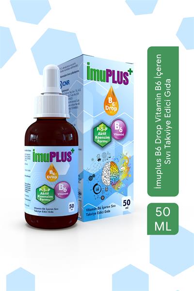 İmuplus B6 Drop Vitamin B6  İçeren Sıvı Takviye Edici Gıda 50 Ml Damla