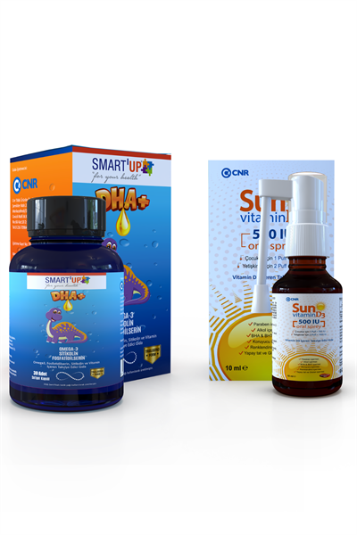 Smart Up Omega 30 Kapsül + Sun Vitamin D3 Sprey