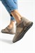 Kadın Sneaker Hakiki Deri Vizon Kısa Topuklu Casual/Günlük