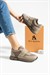 Kadın Sneaker Hakiki Deri Vizon Kısa Topuklu Casual/Günlük