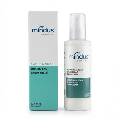 Keratin & Argan Onarıcı Saç Bakım Kremi 200 ml