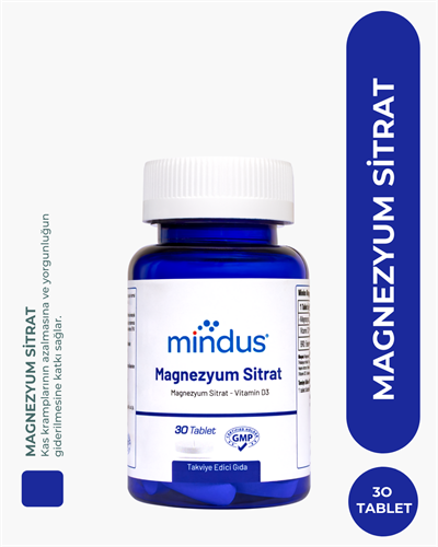 Magnezyum Sitrat 30 Tablet