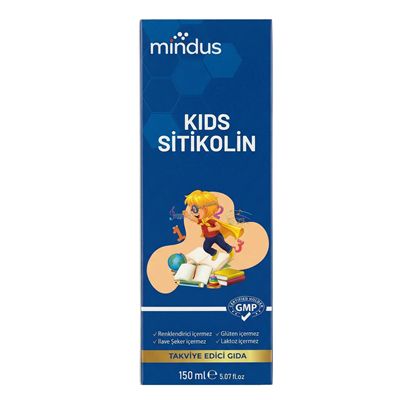 Mindus Kids Sitikolin Şurup 150 ml