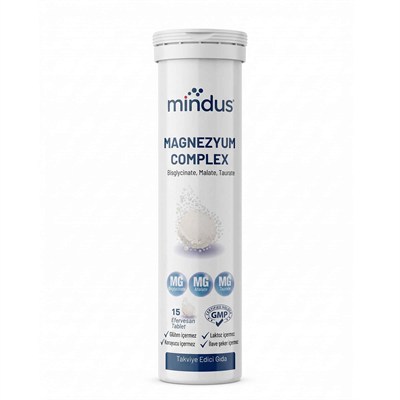 Mindus Magnezyum Complex 15 Efervesan Tablet