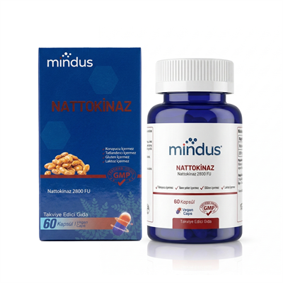 Mindus Nattokinaz 60 Kapsül