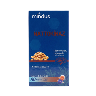 Mindus Nattokinaz 60 Kapsül