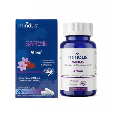 Mindus Safran 30 Kapsül