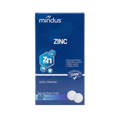 Mindus Zinc 60 Tablet