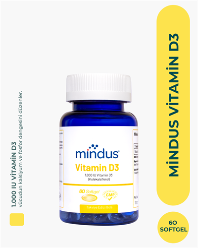 Vitamin D3 1.000 IU 60 Softgel