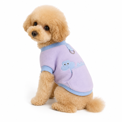 DolcePets Dinozor Sweatshirt/Mor