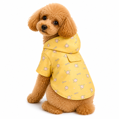 DolcePets İce Cream Köpek Yağmurluğu/Sarı