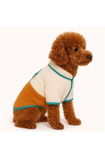 Dolcepets /kedi Köpek Kıyafeti & Elbisesi Polar Ceket/turuncu