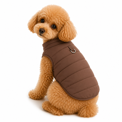 DolcePets Şişme Mont/Kahverengi