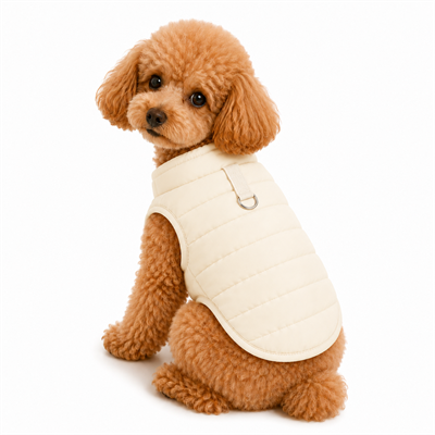 DolcePets Şişme Mont/Krem