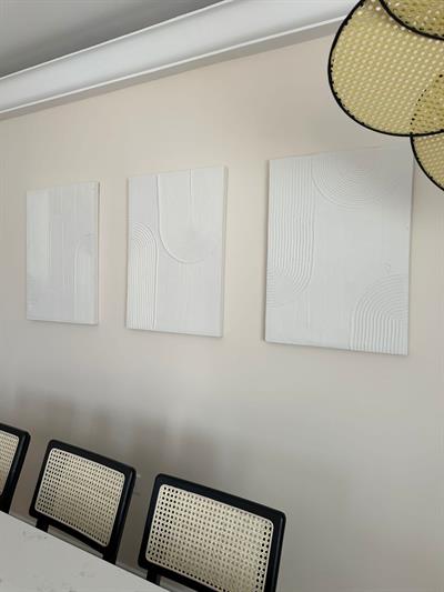 Ark Dokulu Tablo 3'lü Set