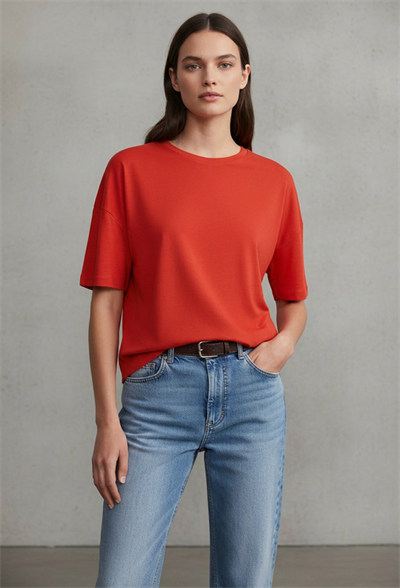 Basic T-Shirt-Kırmızı