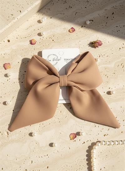 Camel Rengi Otomatik Fiyonk Toka, Camel El Yapımı Toka