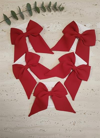 Premium Seri Kırmızı Okul Tokası 5li Paket - Milli Bayramlar ve Gösteriler İçin Otomatik Fiyonk