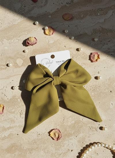 Yağ Yeşili Rengi Otomatik Fiyonk Toka, Haki Yeşil El Yapımı Toka