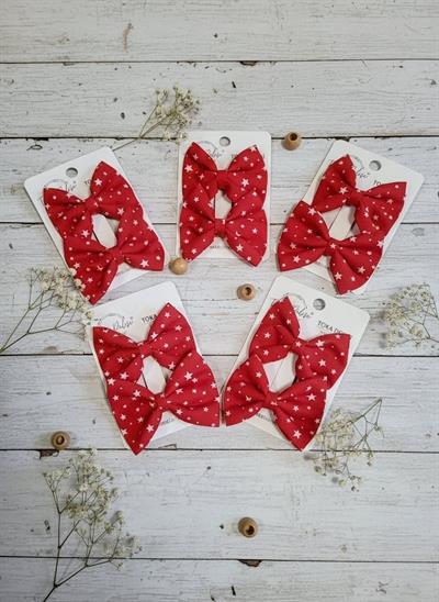 5 Adet 23 Nisan, 29 Ekim İçin El Yapımı İkili Kombin Kırmızı Beyaz Yıldızlı Toka