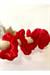 5 Adet Kırmızı Rahat Ve Şık Scrunchie Saten Simit Toka, Kına Için Toka