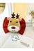 Büyük Geyik Figürlü Son Trend Kırmızı Karne Hediyesi Yılbaşı Toka Çocuk Hand Made Noel Christmas Tok