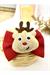 Büyük Geyik Figürlü Yılbaşı Kırmızı Toka Karne Hediyesi Fiyonk Toka Hand Made Noel Christmas Toka