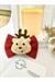 Büyük Geyik Figürlü Yılbaşı Kırmızı Toka Karne Hediyesi Fiyonk Toka Hand Made Noel Christmas Toka
