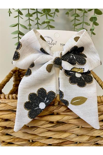 Acı Kahve Kahve Krem El Yapımı Kendinden Desenli Yeni Moda Otomatik Fiyonk Toka