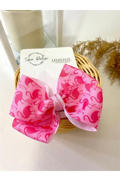 Premium Seri Grosgrain Kurdele Toka, El Yapımı Özel Günler Çocuk Klipsli Toka Hediyelik