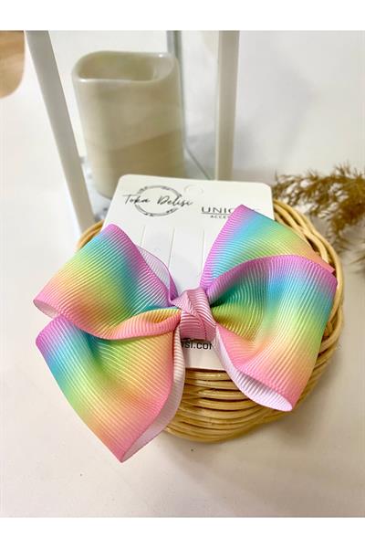 Premium Seri Grosgrain Kurdele Toka, El Yapımı Özel Günler Çocuk Klipsli Toka Hediyelik