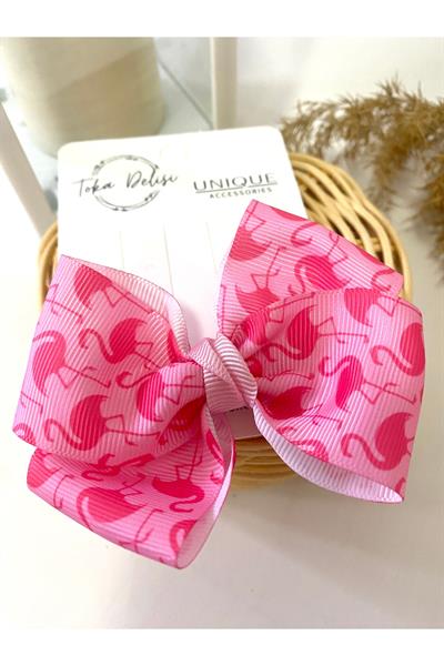 Premium Seri Grosgrain Kurdele Toka, El Yapımı Özel Günler Çocuk Klipsli Toka Hediyelik