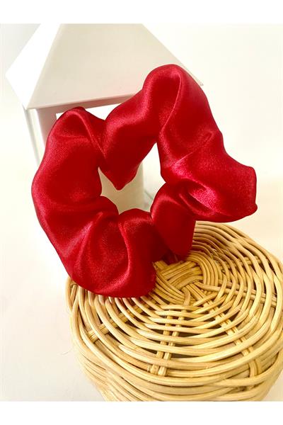 Rahat ve Şık Scrunchie Saten Simit Toka