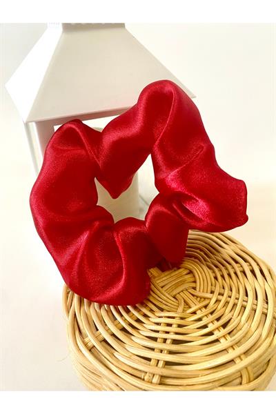 Rahat ve Şık Scrunchie Saten Simit Toka