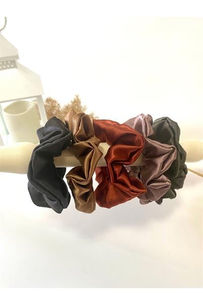 Rahat Ve Şık Scrunchie Saten Simit Toka