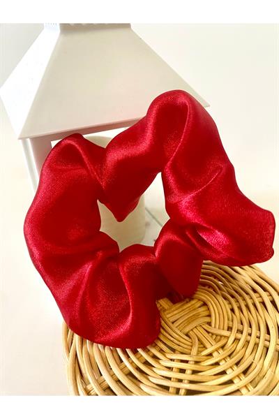 Rahat ve Şık Scrunchie Saten Simit Toka